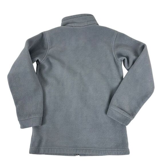 Columbia Girls Gray Fleece Full Zip size Medium 10/12 - Picture 2 of 7
